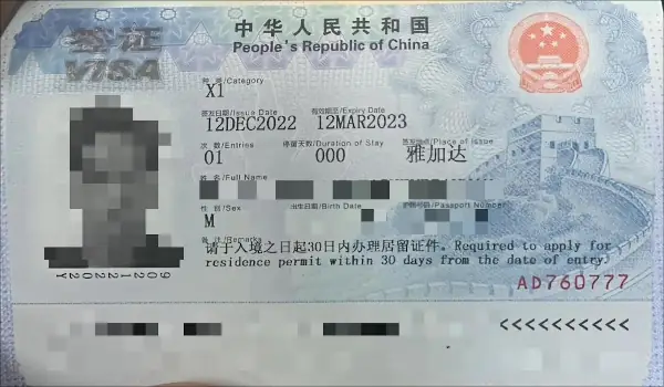 Illustration of an X1 student visa application